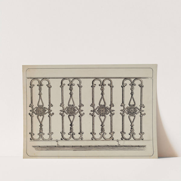 Cast Iron Balcony Rail by Al Curry