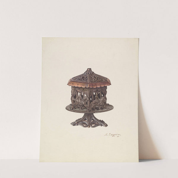Cast Iron Bank - Merry go Round by Sarkis Erganian