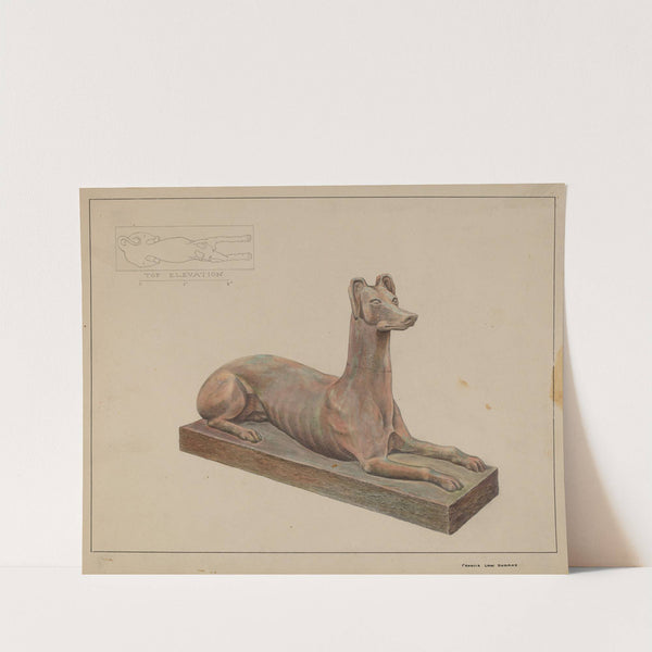 Cast Iron Dog by Francis Law Durand