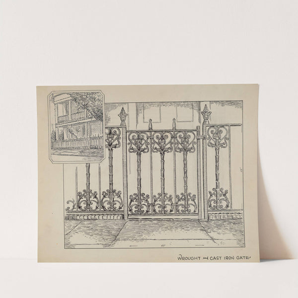 Cast Iron Fence by Al Curry