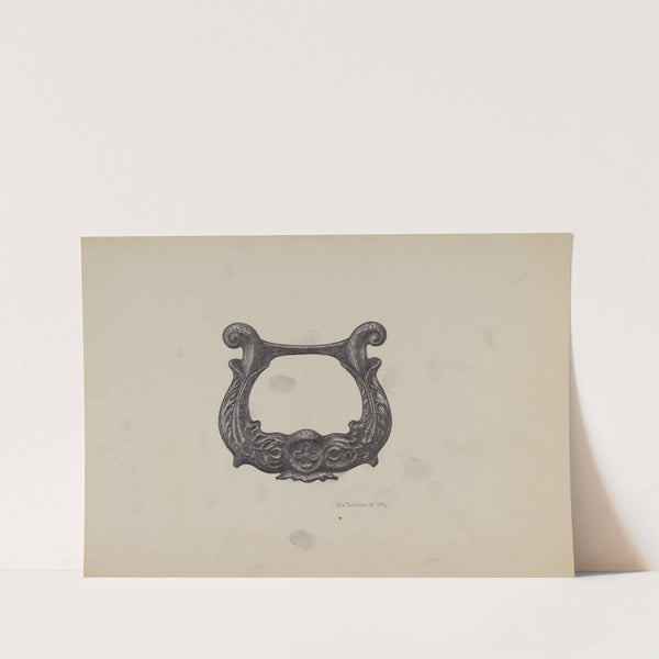 Cast Iron Foot Scraper by Austin L. Davison