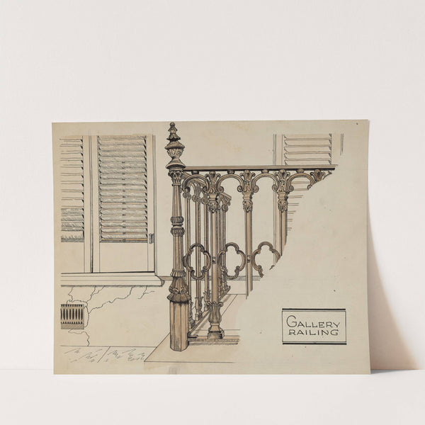 Cast Iron Gallery Rail by Ray Price