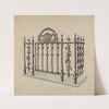 Cast Iron Gate and Fence by Lucien Verbeke