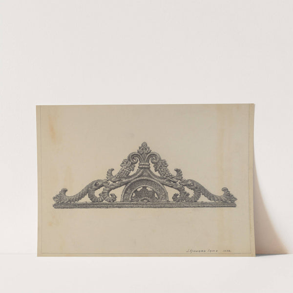 Cast Iron Gate Top by J. Howard Iams