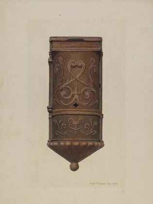 Cast Iron Mail Box
