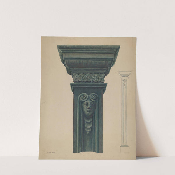 Cast Iron Pillar by Vera Van Voris