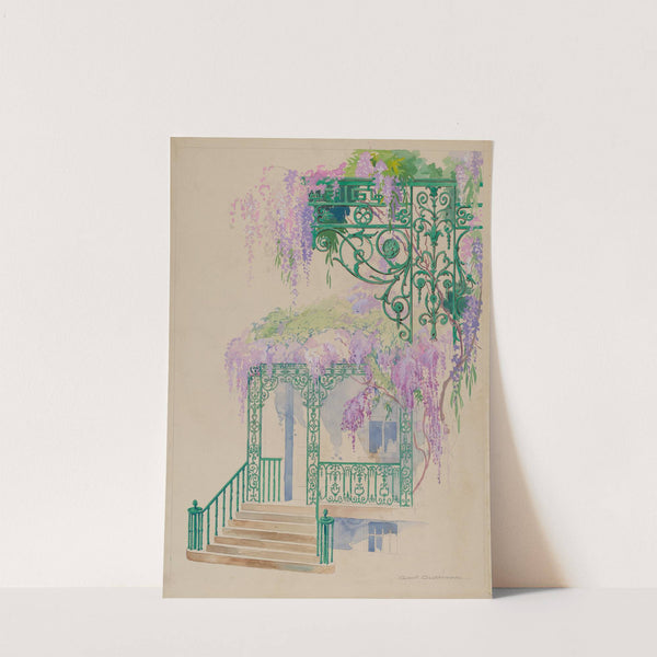 Cast Iron Porch Railing by Gilbert Sackerman