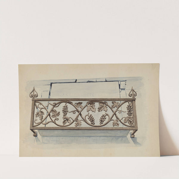 Cast Iron Railing by Lucien Verbeke