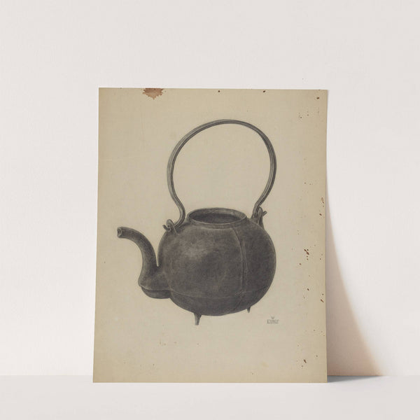 Cast Iron Tea Kettle by William Schmidt