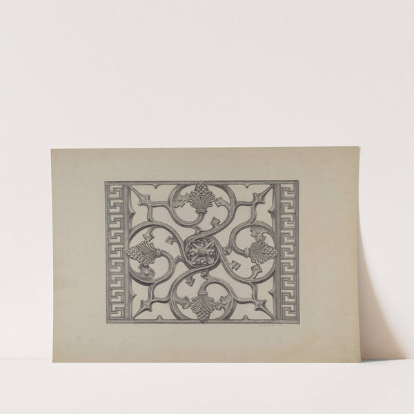 Cast Iron Window Grille by Austin L. Davison