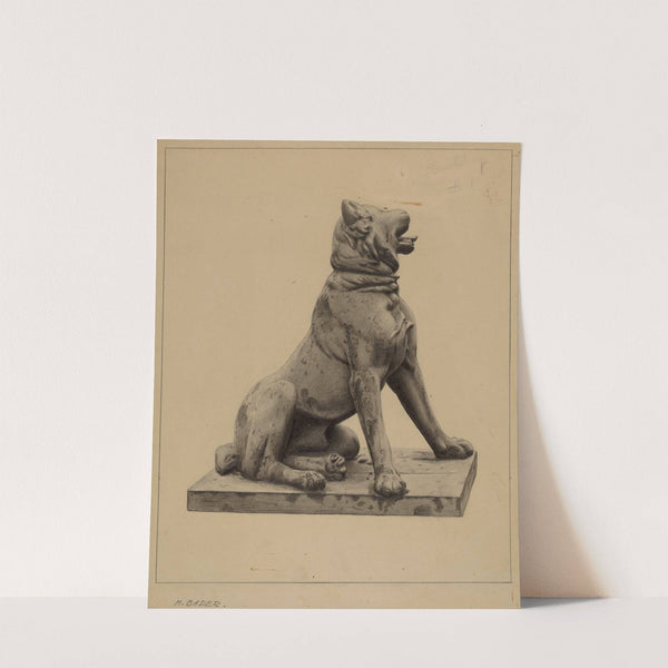 Cast Lead Dog by Herman Bader