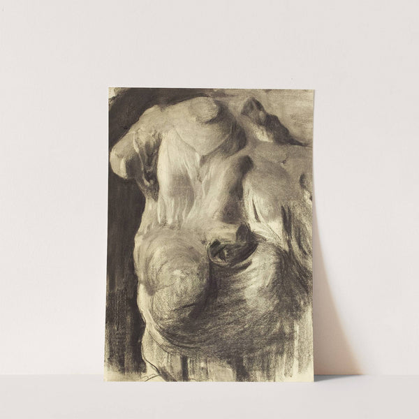 Cast Study, Draped Torso by Thomas Pollock Anshutz