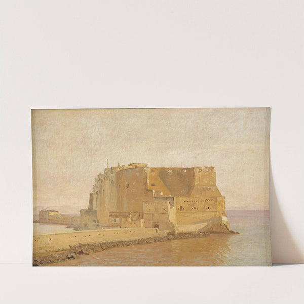 Castel dell'Ovo in Naples by Christen Købke