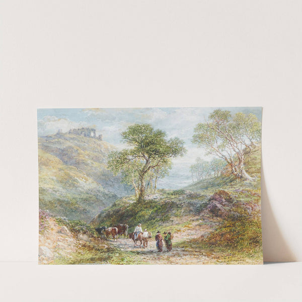 Castel Dinas Bran, North Wales by Frederick Henry Henshaw