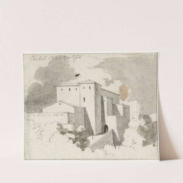 Castel Gandolfo, bij Rome by David Humbert de Superville