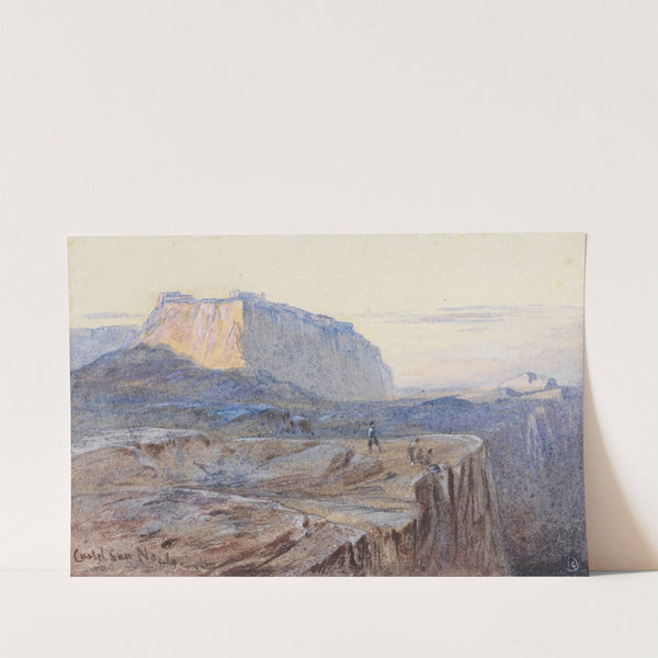 Castel San Niceto, Calabria by Edward Lear