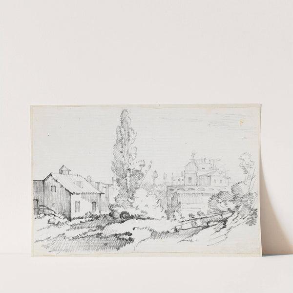 Castel Sant'Angelo from the Northwest by Joseph-Marie Vien