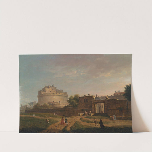 Castel Sant’Angelo, Rome (1776) by John Inigo Richards