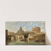 Castle And Bridge Of St. Angelo, Rome (1860) by David Roberts