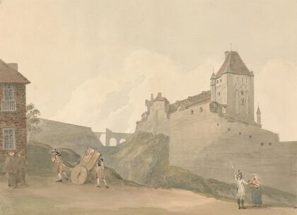 Castle at Dieppe, Normandy