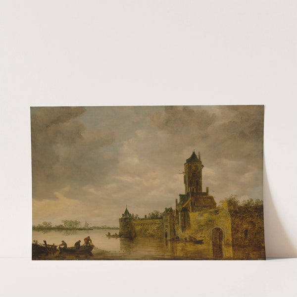 Castle by a River by Jan van Goyen