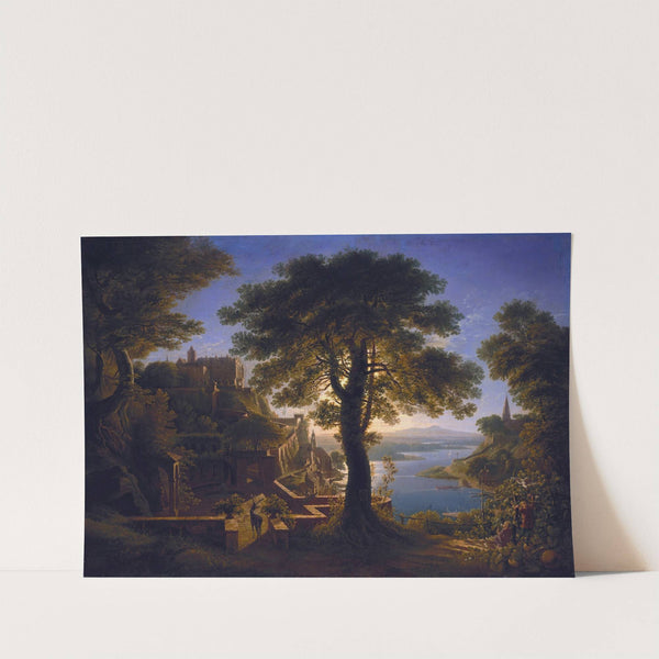 Castle by the River by Karl Friedrich Schinkel