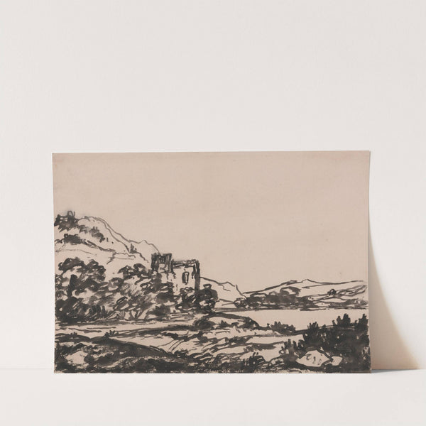Castle in a Landscape by Alexander Cozens