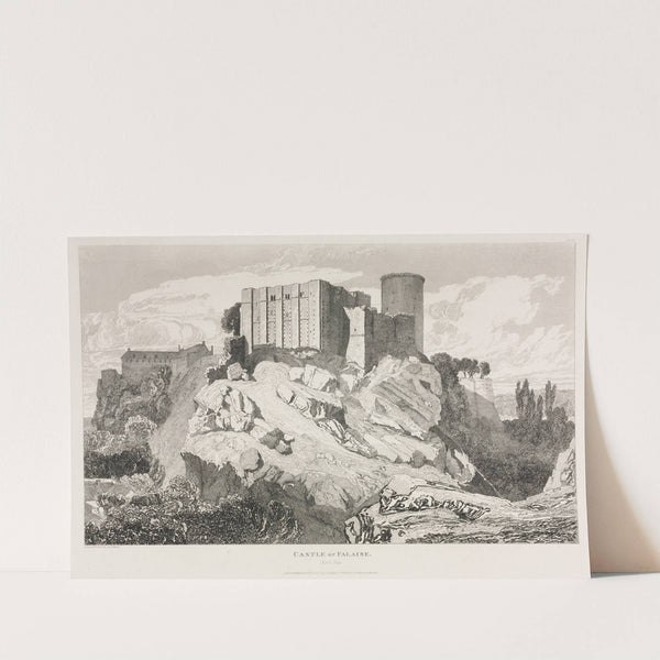 Castle of Falaise (North View) (1821) by John Sell Cotman