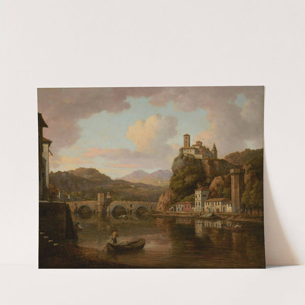Castle on the Rhône River, France (c. 1765–80) by William Marlow
