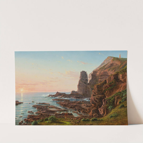 Castle Rock, Cape Schanck by Eugène von Guérard