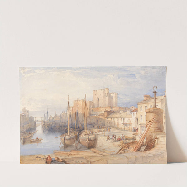 Castletown Harbour, Isle of Man by William Leighton Leitch