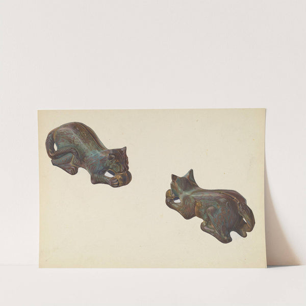 Cat and Ball Coin Bank by William O. Fletcher