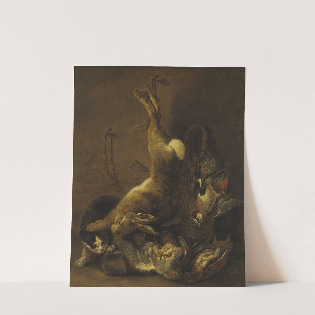 Cat and Still Life with Game by Jan Fyt