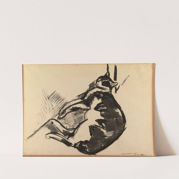 Cat Lying by Rik Wouters