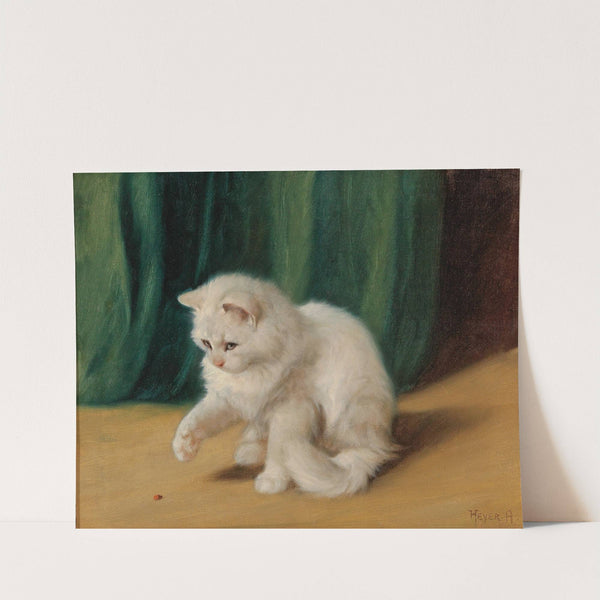 Cat with Ladybird by Arthur Heyer