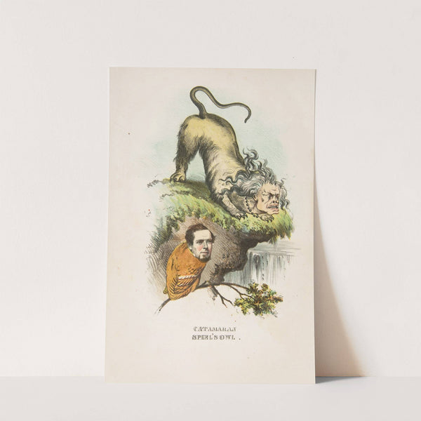 Catamaran and Speel’s Owl (Charlotte Chushman and Joseph A. Speel) (1851) by Henry Louis Stephens