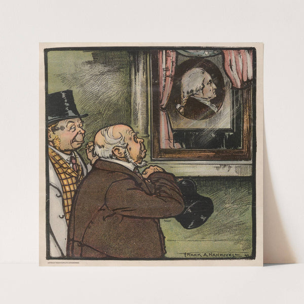 Catching the celestial ballot (1900) by Frank Arthur Nankivell