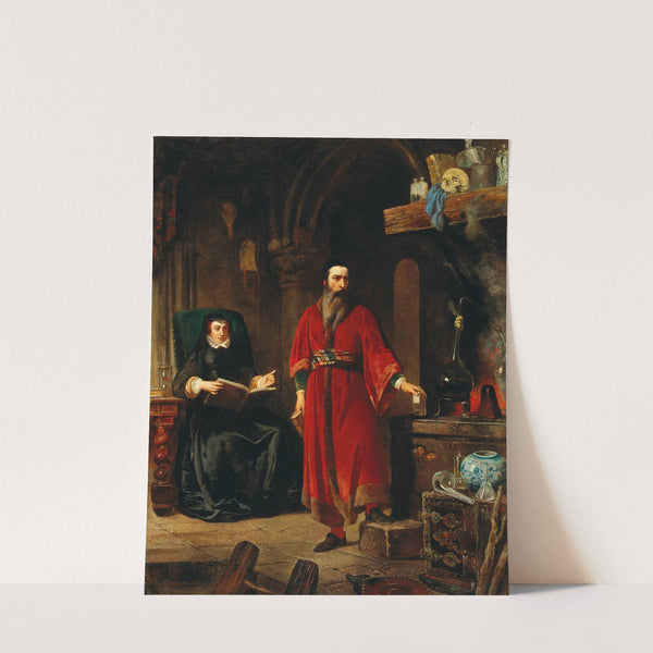 Catharine de’ Medici and the Alchemist Cosimo Ruggieri by Jean Lulvès