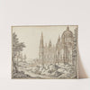 Cathedral in a Landscape by Vincenzo dal Re