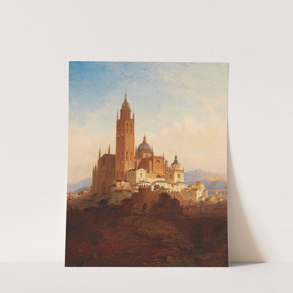 Cathedral In Segovia by Friedrich Eibner