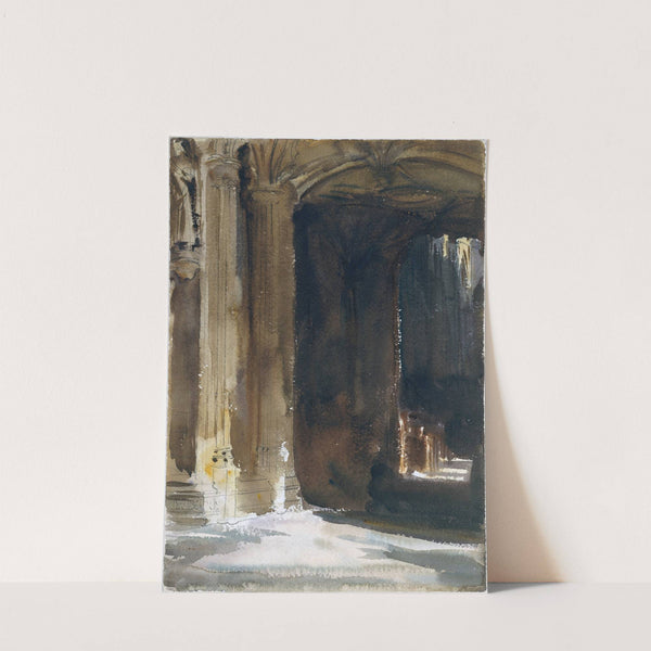 Cathedral Interior (circa 1904) by John Singer Sargent
