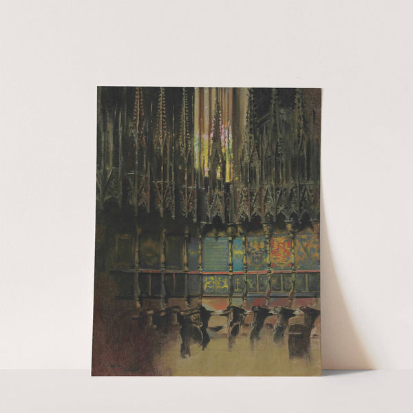 Cathedral Interior by Ramón Casas