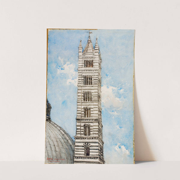 Cathedral Tower, Siena by Cass Gilbert