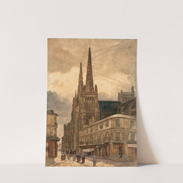 Cathédrale Sainte-André de Bordeaux (1832) by Adrien Dauzats