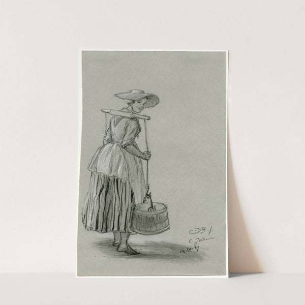 Cato Jordaan, a character from Jacob van Lennep’s Ferdinand Huyck (1887) by David Bles