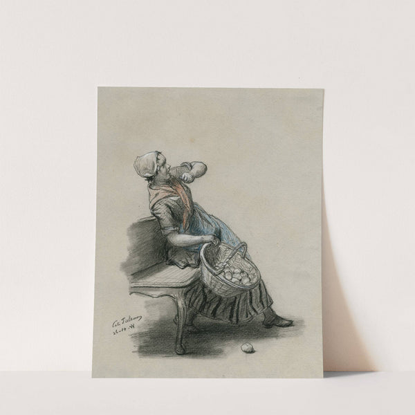 Cato Tieleman, a character from Jacob van Lennep’s Ferdinand Huyck (1888) by David Bles