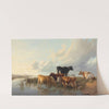 Cattle By A River by Thomas Sidney Cooper