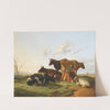 Cattle Grazing In Canterbury Meadows by Thomas Sidney Cooper