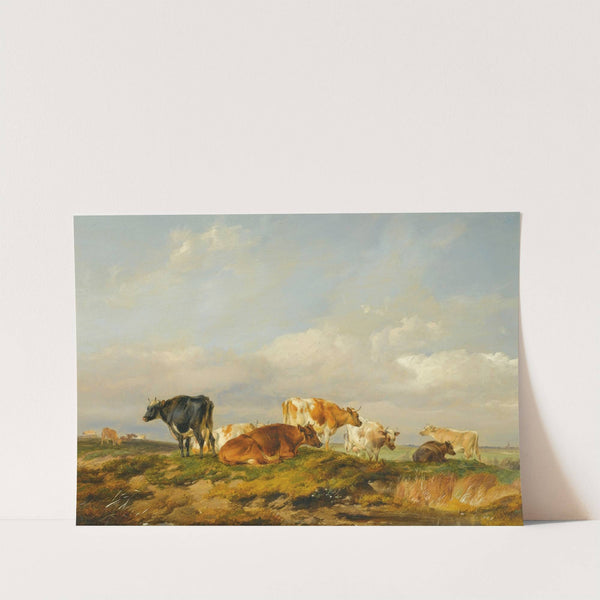 Cattle In A Kent Meadow by Thomas Sidney Cooper