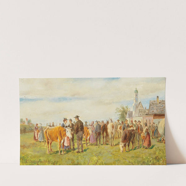 Cattle Market by Ludwig Müller-Cornelius